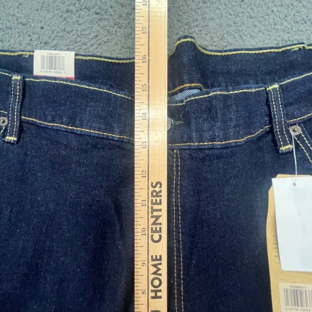 Levi's 550 Big‎ & Tall Relaxed Fit Tapered Leg Jeans Mens 50x30 New Dark Wash